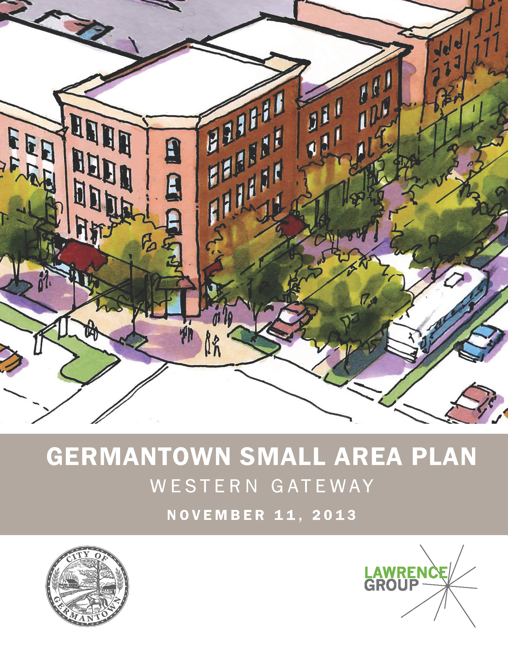 West Poplar Avenue Small Area Plan Report Cover