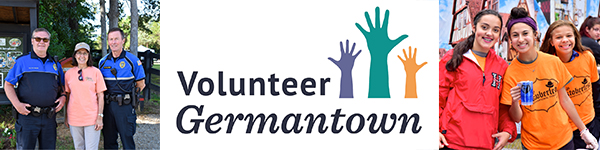 Promotional banner for volunteer Germantown