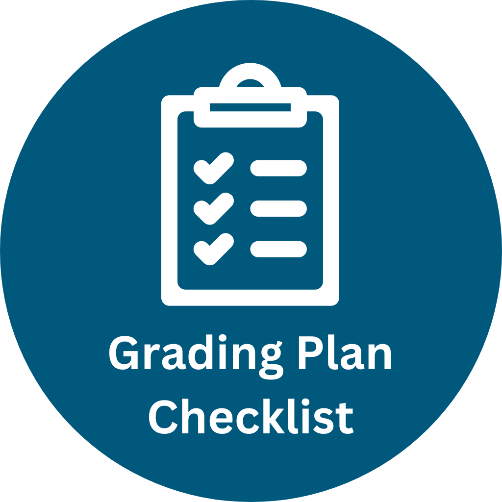 Grading Plan Checklist