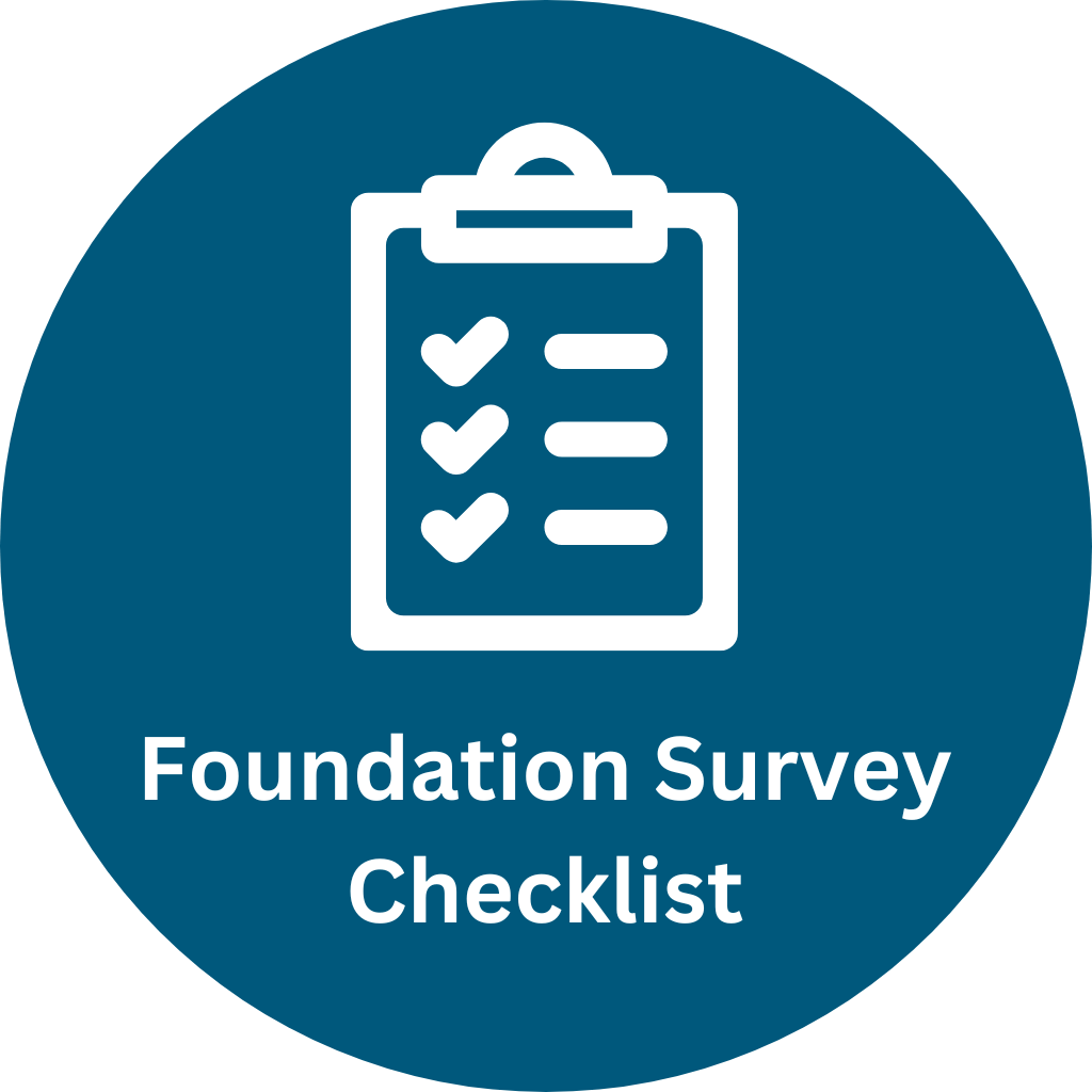 Foundation Survey Checklist