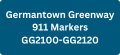 Germantown Greenway 911 Markers GG2100