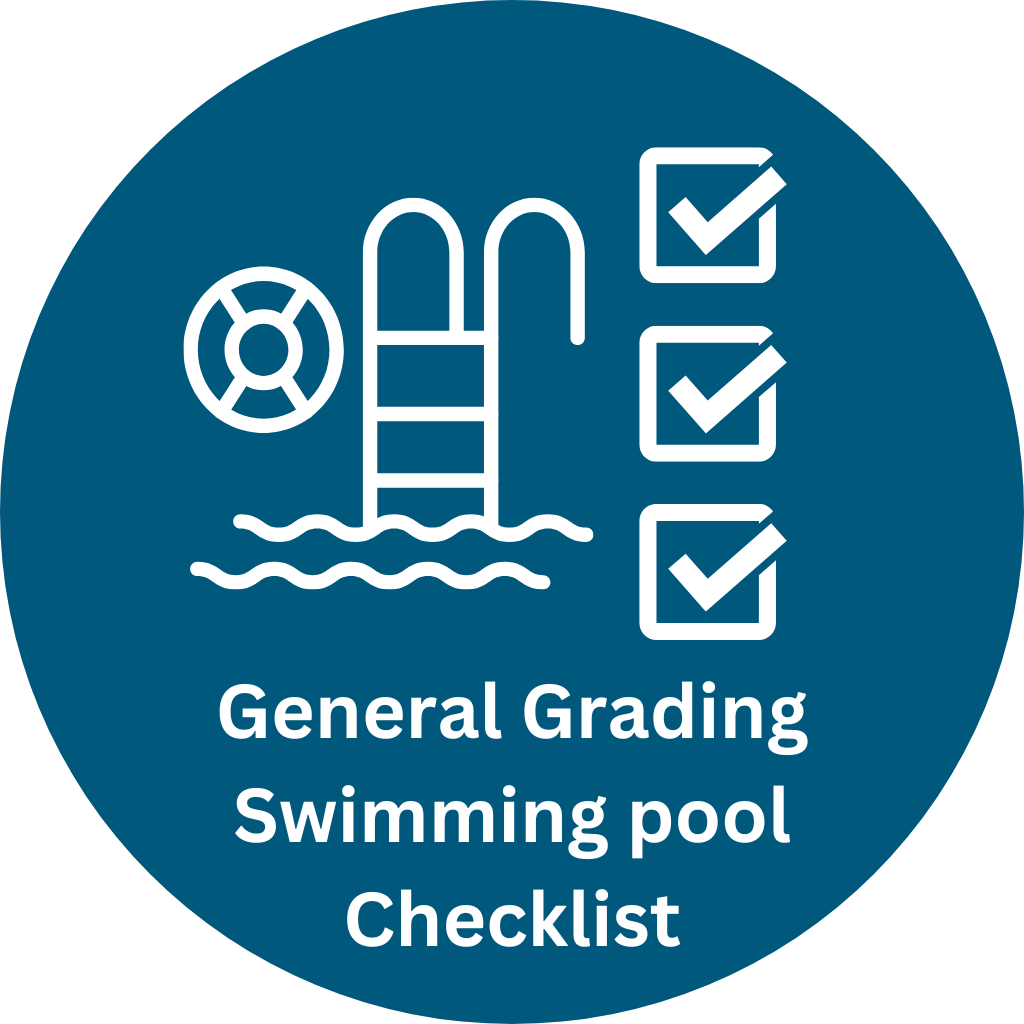 General Grading Swimming Pool Checklist